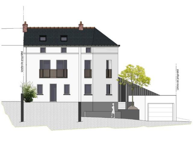Rénovation et extension d'une maison à Nantes