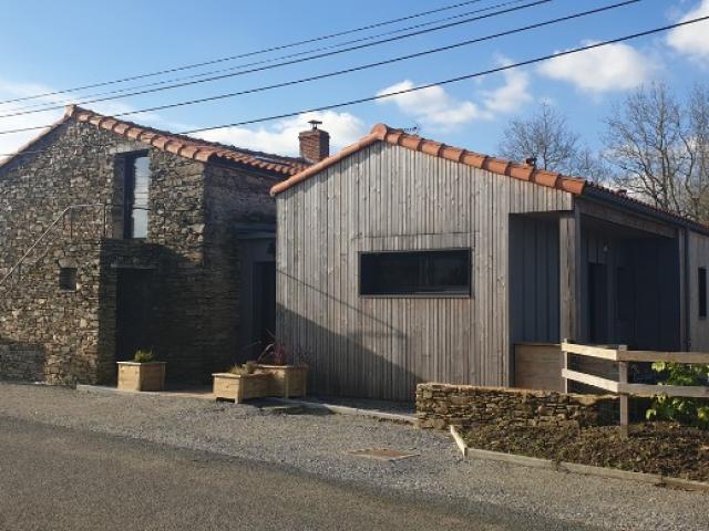 Rénovation et extension d'une maison à Ligné (44)